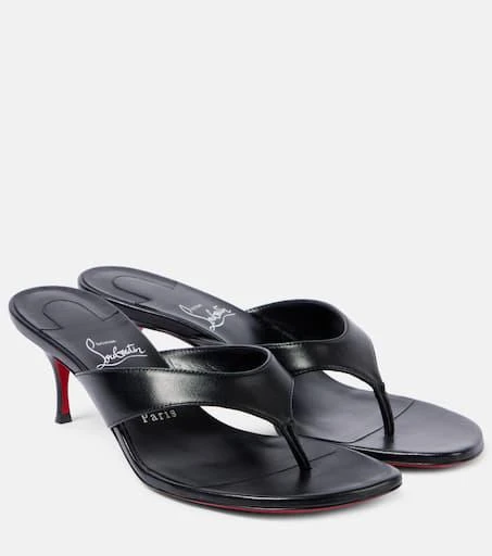 Christian Louboutin Raratonga 55 leather mules 1