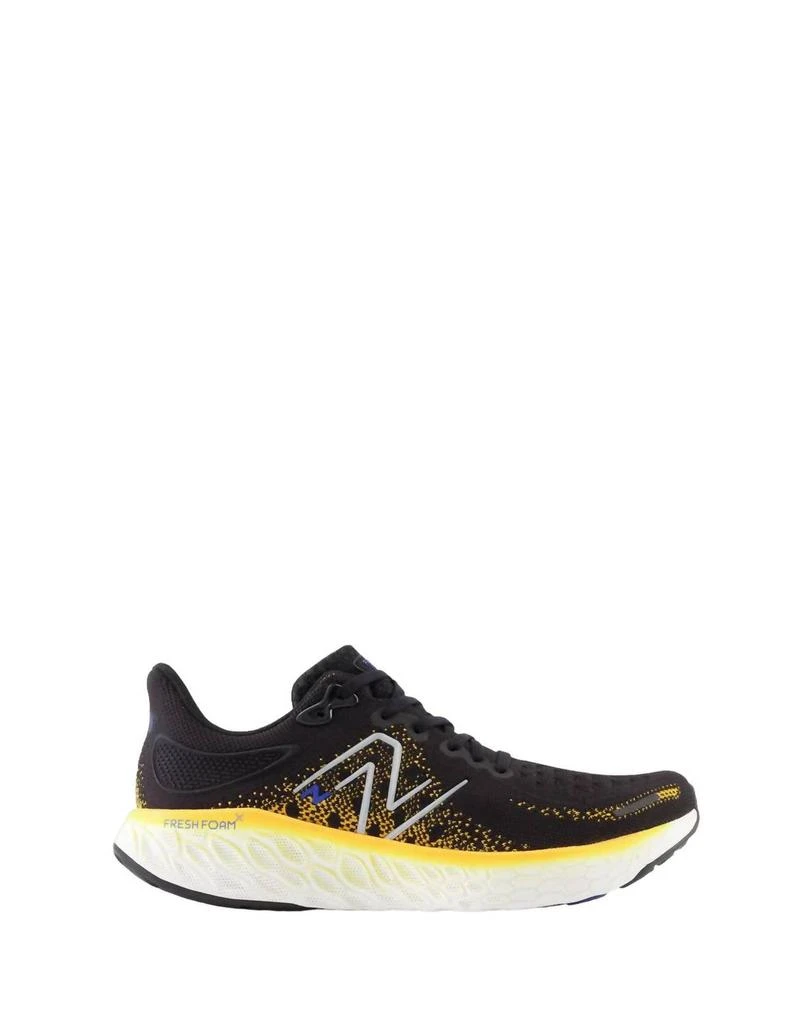 New Balance Men's 1080V12 Running Shoes In Black/orange 1