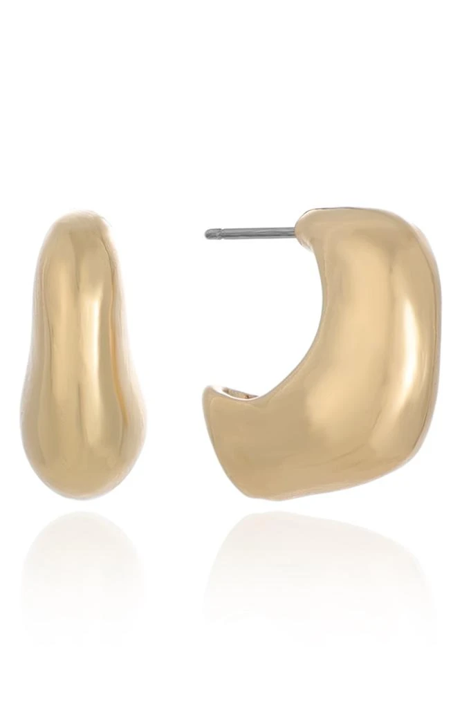 Ettika Jewelry Molten Square Hoop Earrings