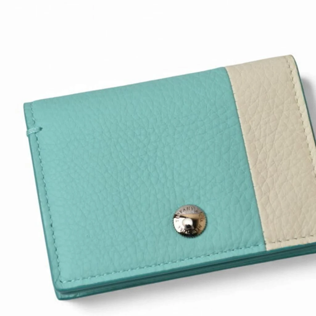 Tiffany 
Co. blue Leather Card Case (Pre-Owned) 2