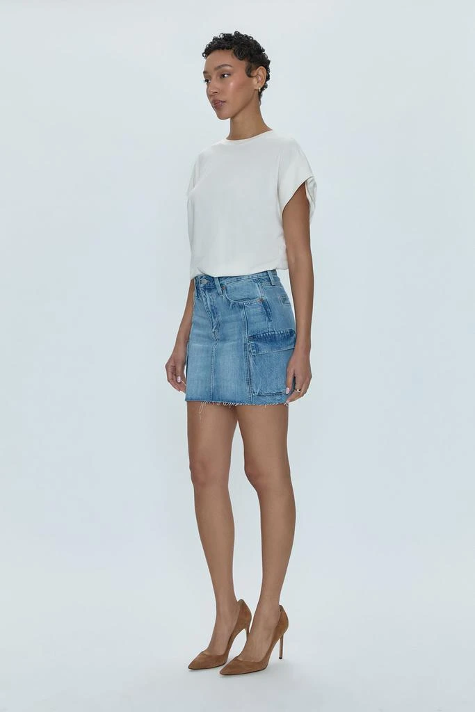 Pistola Denim Rhea Mid Rise Mini Skirt - Heat 5