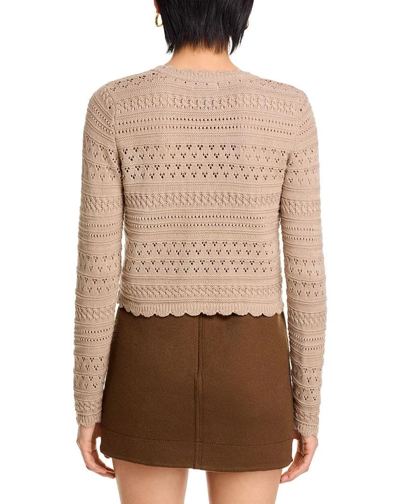 AQUA Scoop Neck Cardigan - Exclusive 3