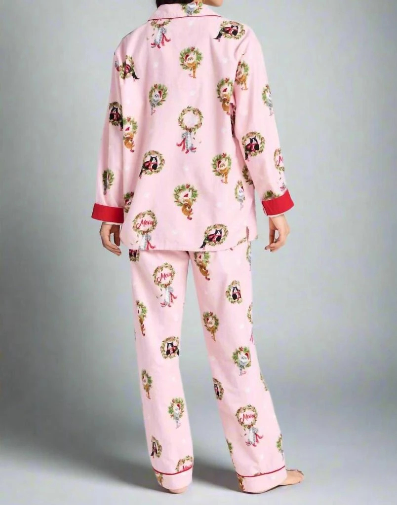 PJ Salvage Pj Salvage - Meowy Catmas Holiday Pajama Set 3