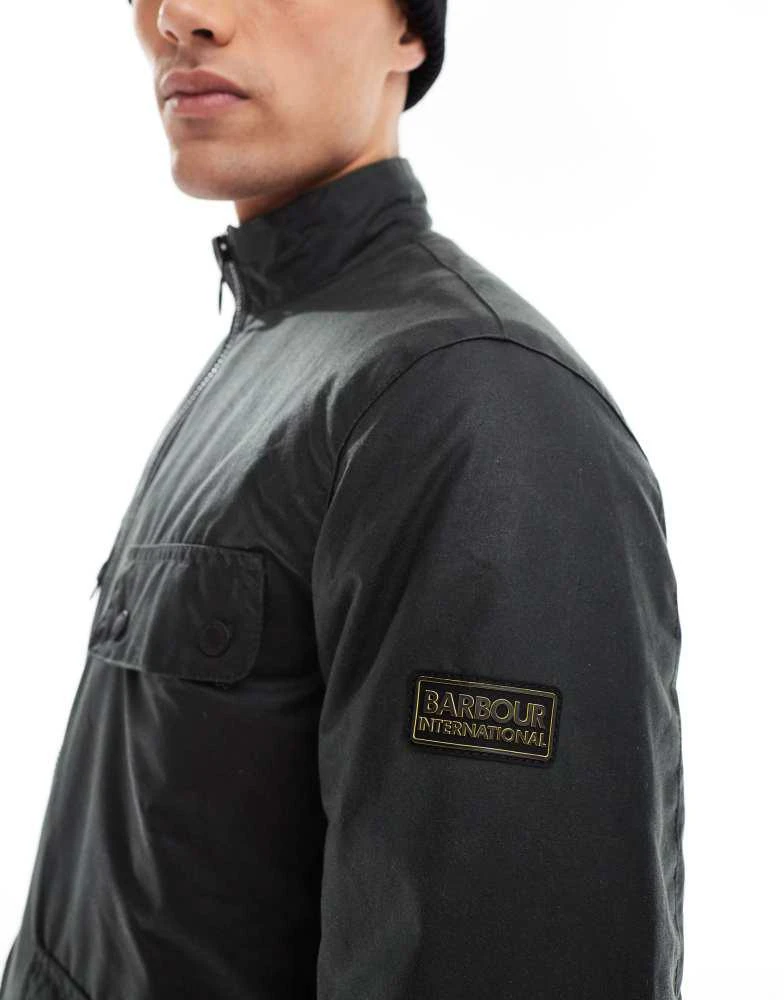 Barbour Barbour International re-duke wax jacket in sage 3