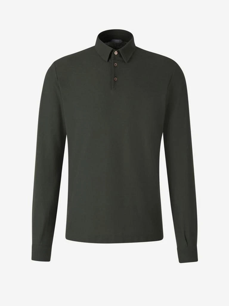 Zanone Zanone Plain Cotton Polo 1