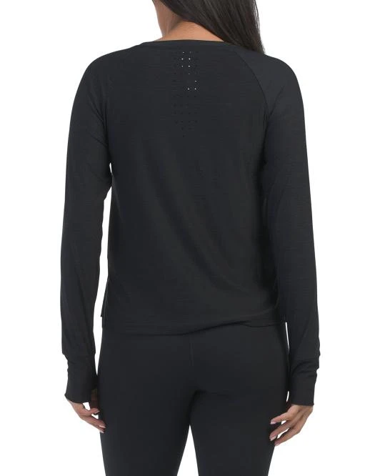 Asics Long Sleeve Laser Cut Top 2