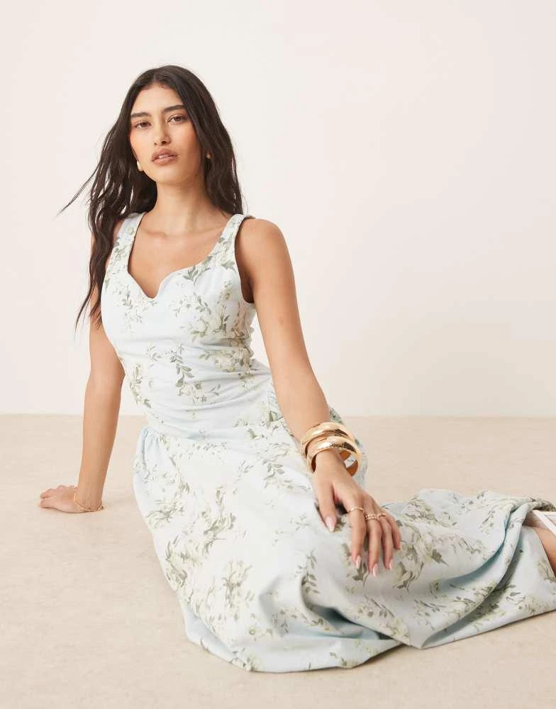summer maxi dresses asos ASOS LUXE - Maxi Dress - Women - Polyester/Cotton/Spandex - 0 US