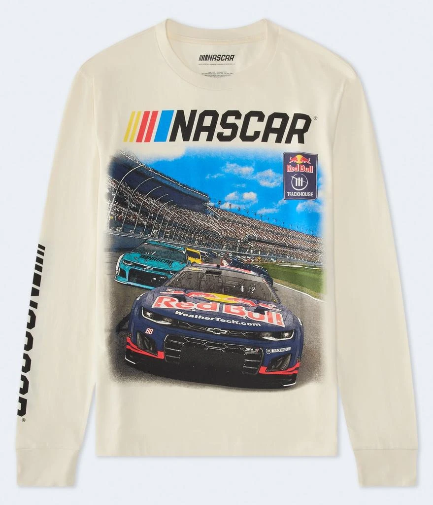 Aeropostale Nascar Long Sleeve Red Bull Trackhouse Relaxed Graphic Tee