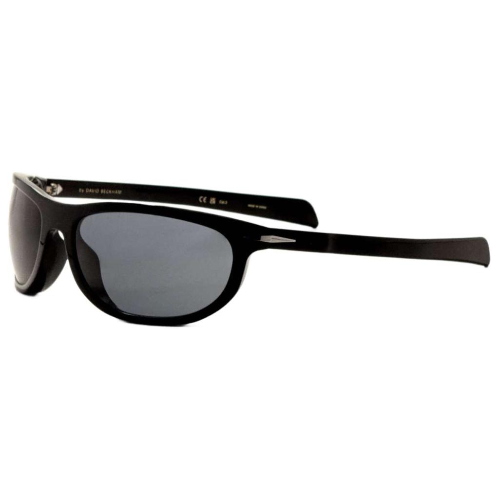 David Beckham David Beckham Men's Black Wrap Sunglasses