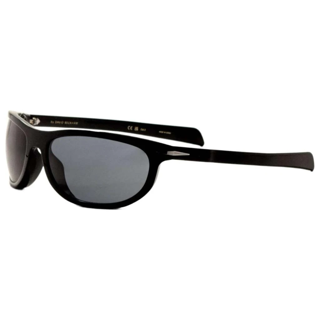 David Beckham David Beckham Men's Black Wrap Sunglasses 1