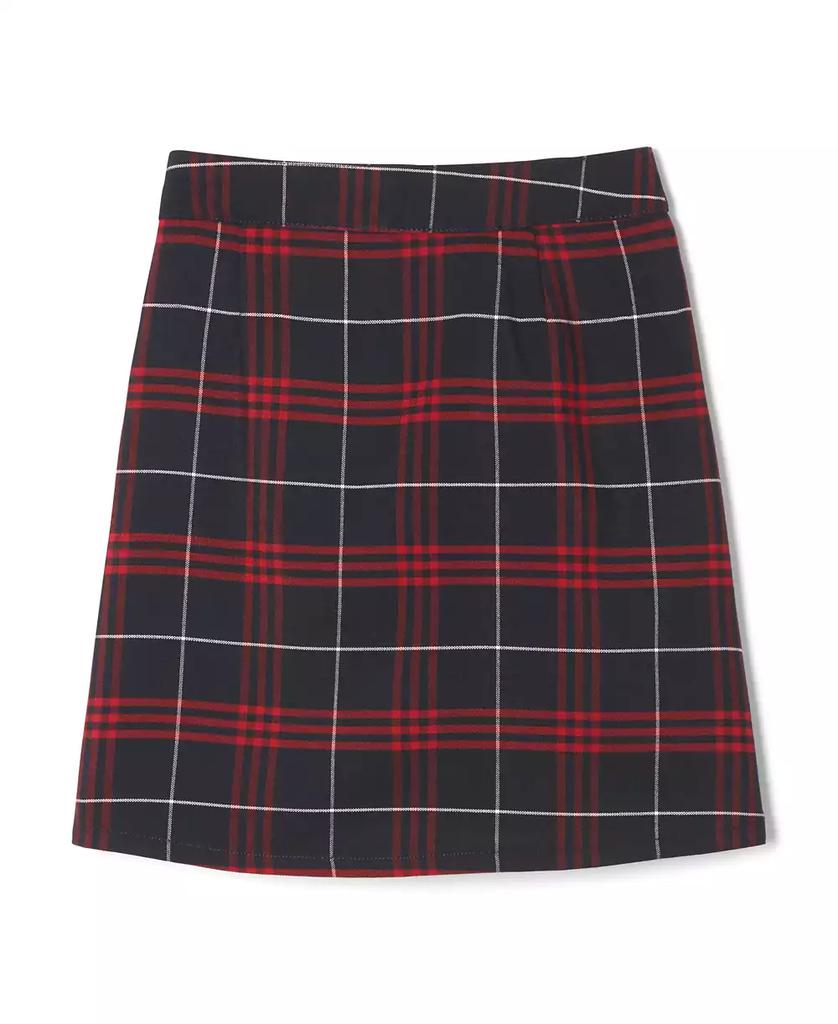 French Toast Toddler Girls Adjustable Waist Plaid Two-Tab Scooter Plaid Skirt