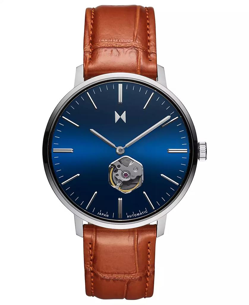 MVMT Men's Legacy Slim Automatic Tan Leather Watch 42mm