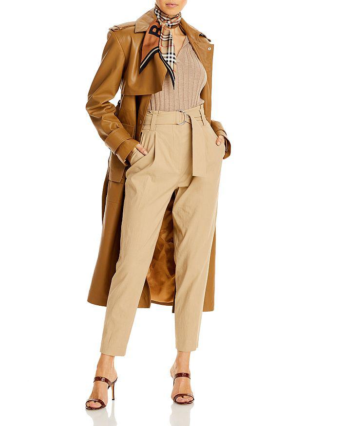 Burberry Vintage Check & Logo Silk Skinny Scarf