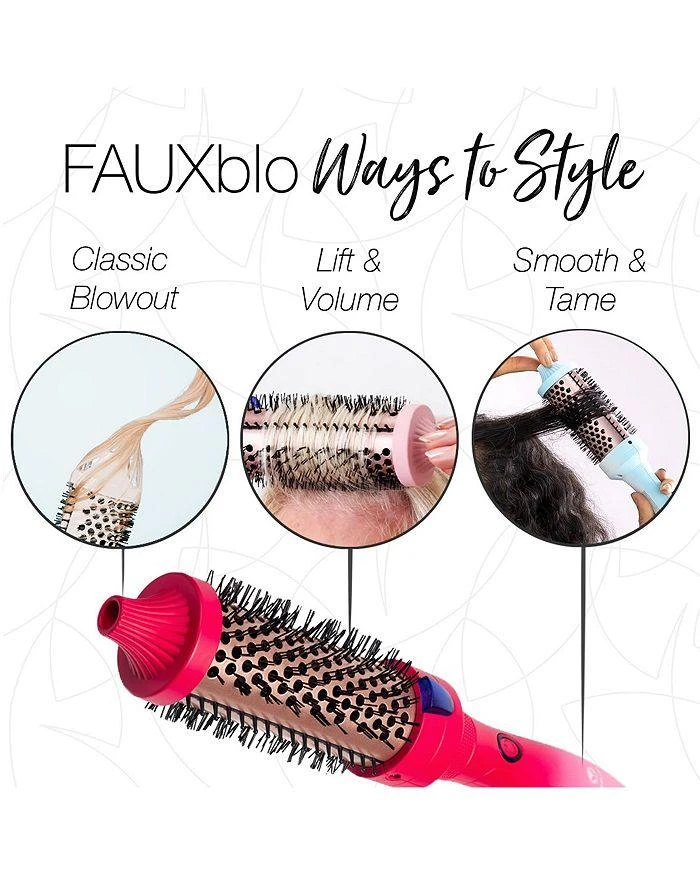 ghd FAUXblo Thermal Blowout Brush - Ruby 1.25" 4