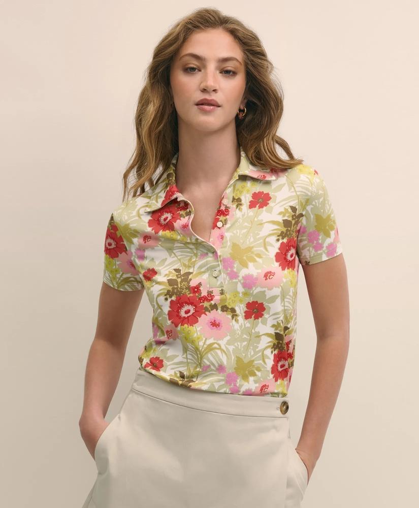 Brooks Brothers Patterned Polo Shirt