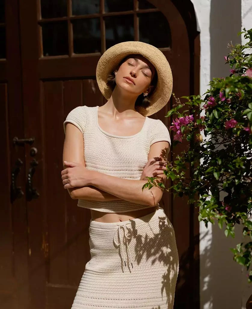 French Connection Women's Nellis Cotton Collage Short Sleeve Top 9