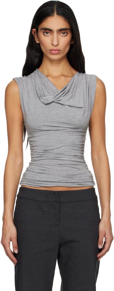 Paloma Wool White & Black Soleil Reversible Tank Top - Lingerie