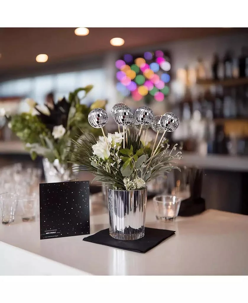 Yescom 20PCS 1.6" Small Disco Ball Mirror Mini Hanging Decoration for Events Wedding 70s 80s Party Business Holiday Home Decor 3