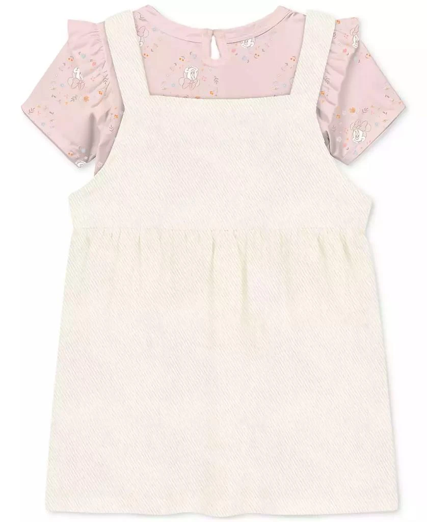 Disney Baby Girls Minnie Mouse Cotton Bodysuit & Jumper, 2 Piece Set 2