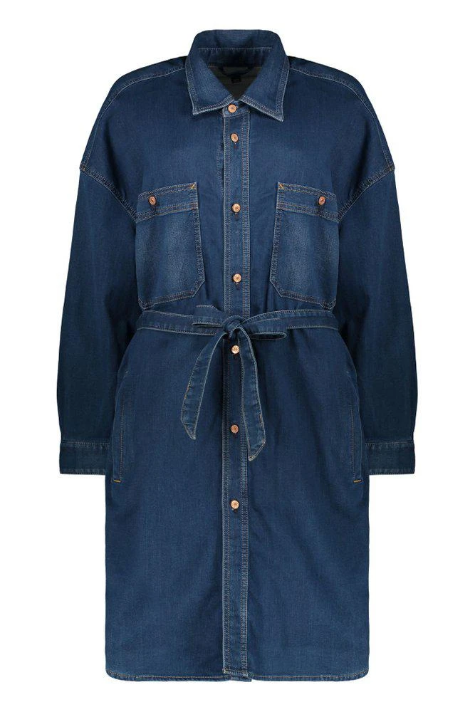 Diesel Diesel Stretch Denim Shirt Dress
