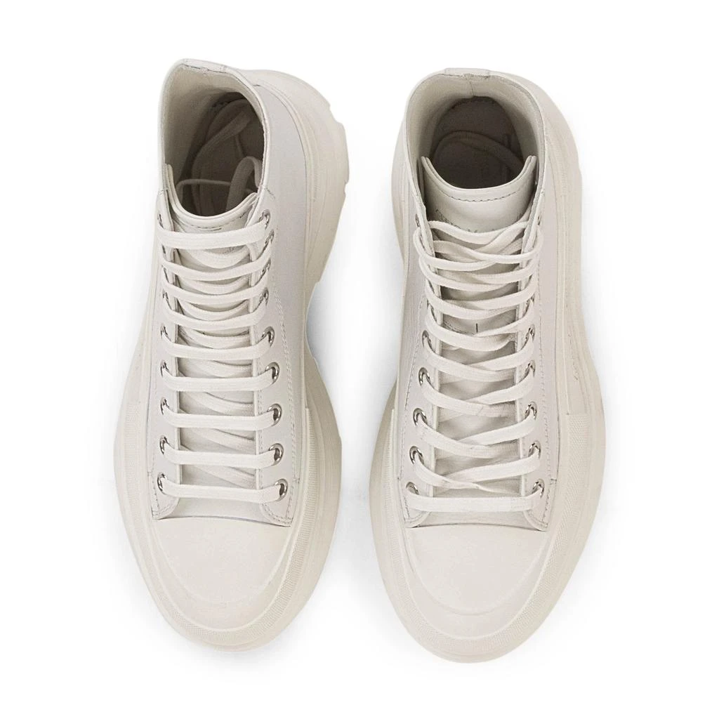 Alexander McQueen H. BOOT TREAD SLICK WHITE BOOTS 4