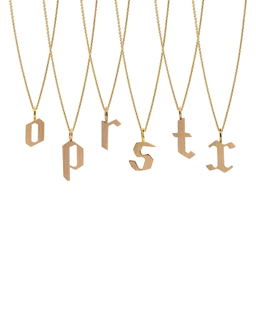 Bridget King Jewelry 14k Alphabet Necklace 3