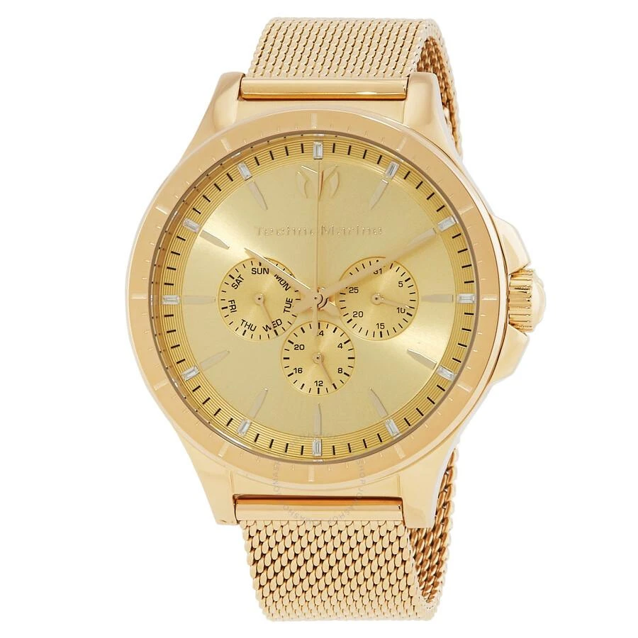 TechnoMarine Moonsun Quartz Gold Dial Men's Watch TM-822024 1