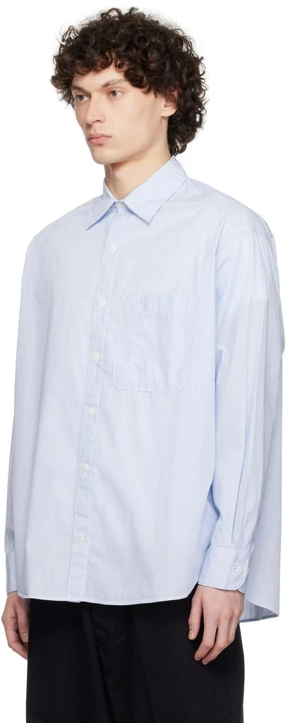 Merz b. Schwanen White & Blue SHIRT04 Shirt 4