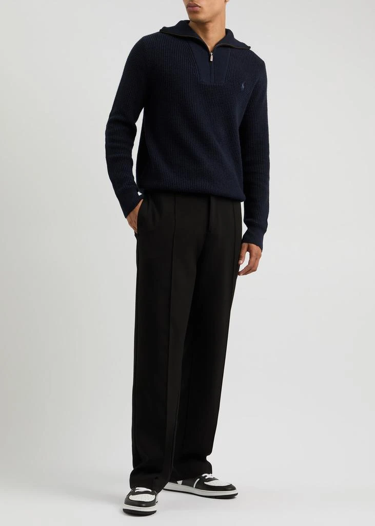 Ralph Lauren Waffle-knit wool-blend jumper  4
