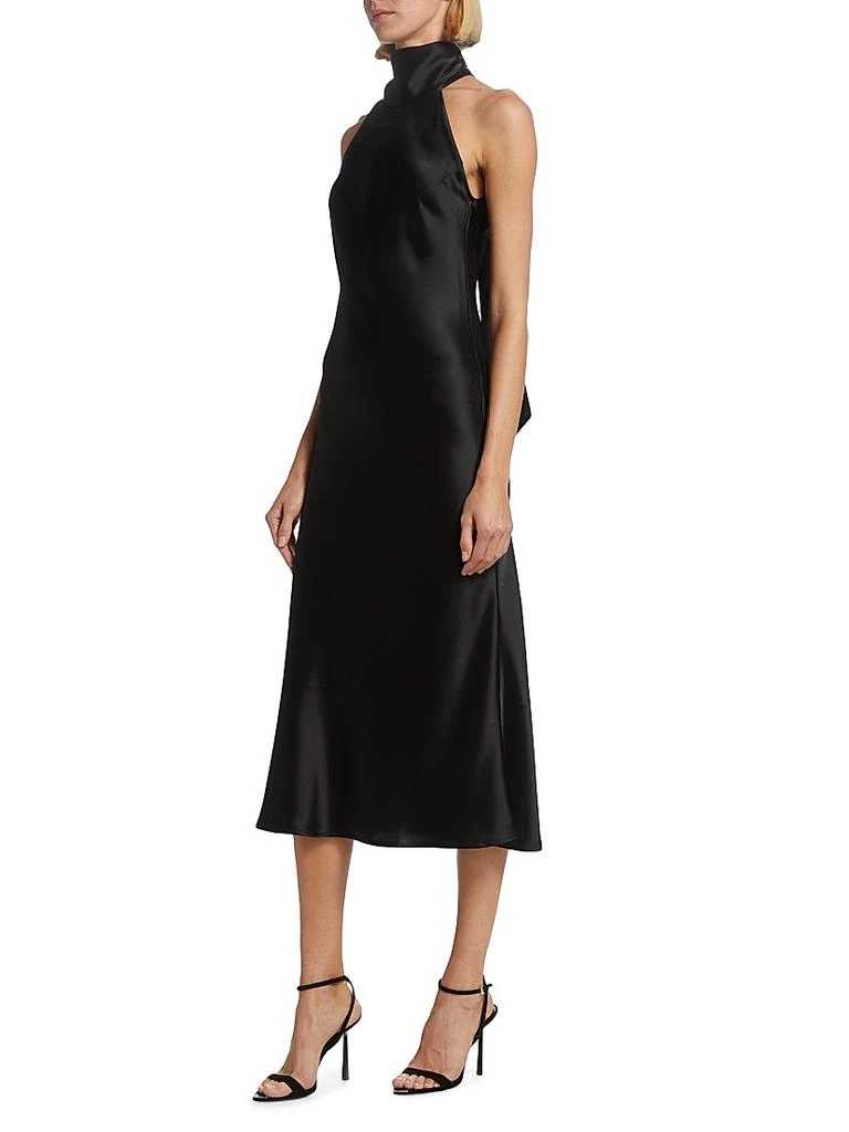 Galvan Sienna Satin Halter Neck Gown 4