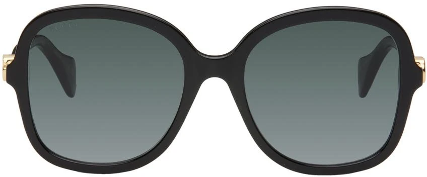 Gucci Black Oversize Square Sunglasses 1