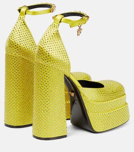 Versace Medusa Aevitas embellished platform pumps 3