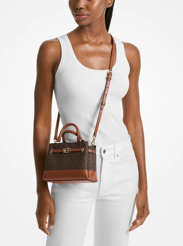 Michael Kors Reed Extra-Small Signature Logo Satchel 3