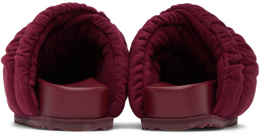 YUME YUME SSENSE Exclusive Red Tent Mules