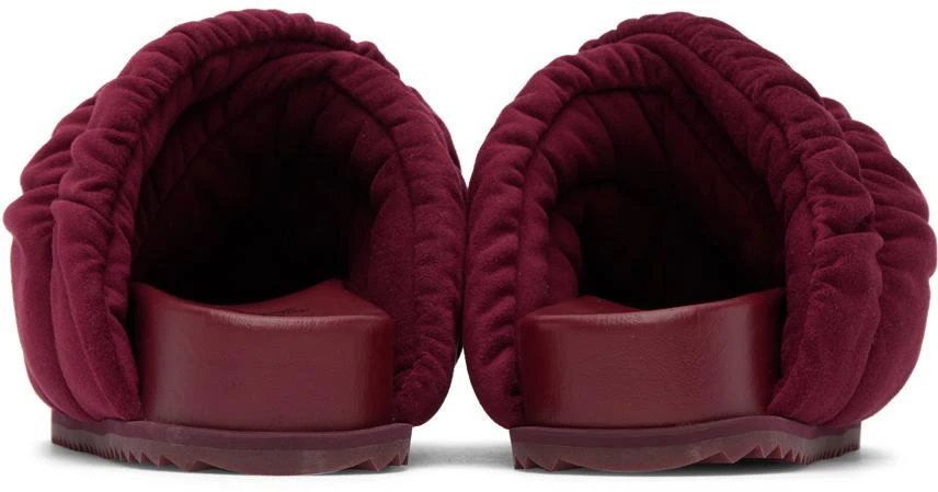 YUME YUME SSENSE Exclusive Red Tent Mules 2