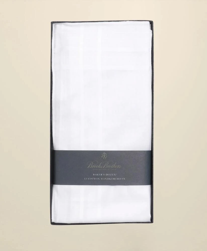 Brooks Brothers Pure Cotton Handkerchiefs-Set of 13 1