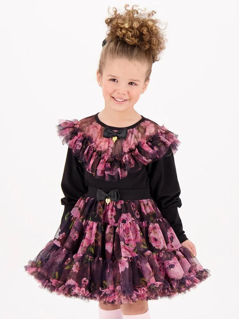 Angels Face Angels Face Girls Deidre Kew Tulle Top in Black 1