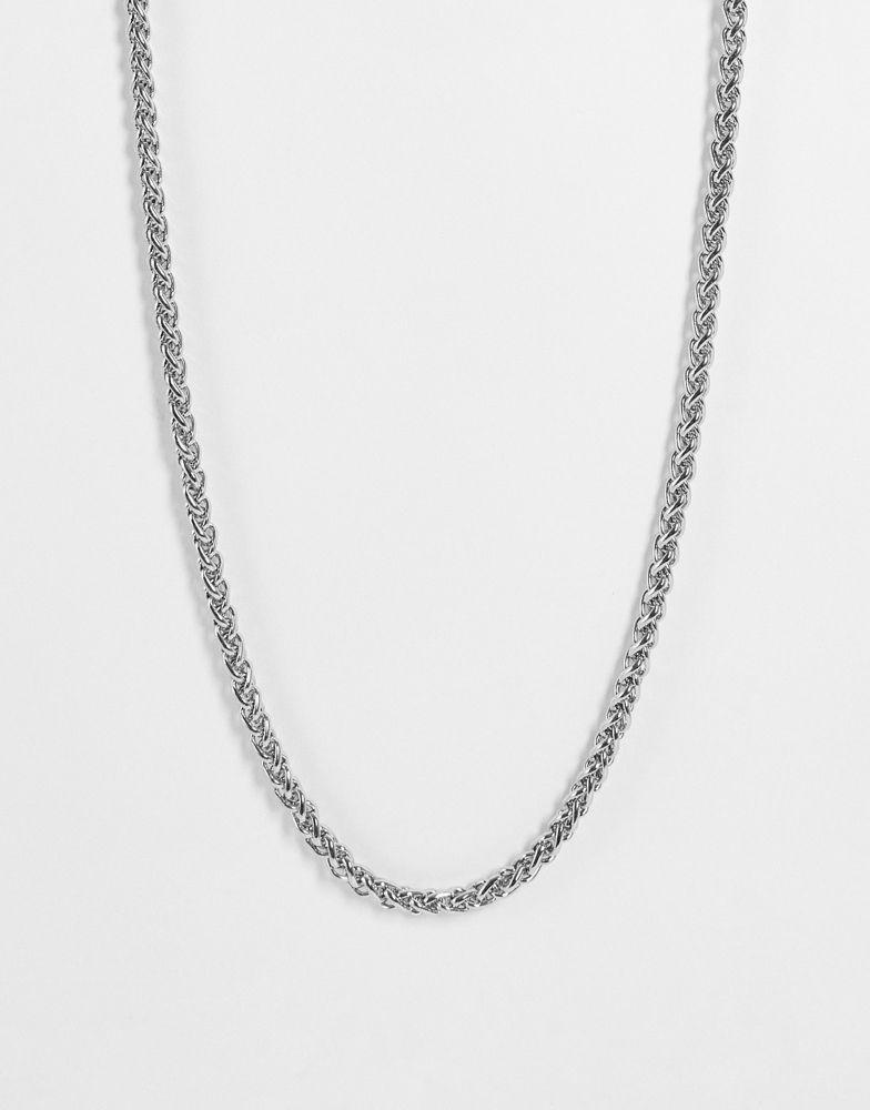 Reclaimed Vintage Reclaimed Vintage chain necklace in silver