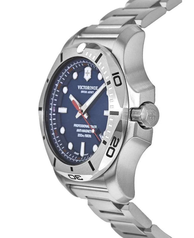 Swiss Army Victorinox Swiss Army I.N.O.X. Professional Diver Quartz Blue Dial Steel Men's Watch 241782 3