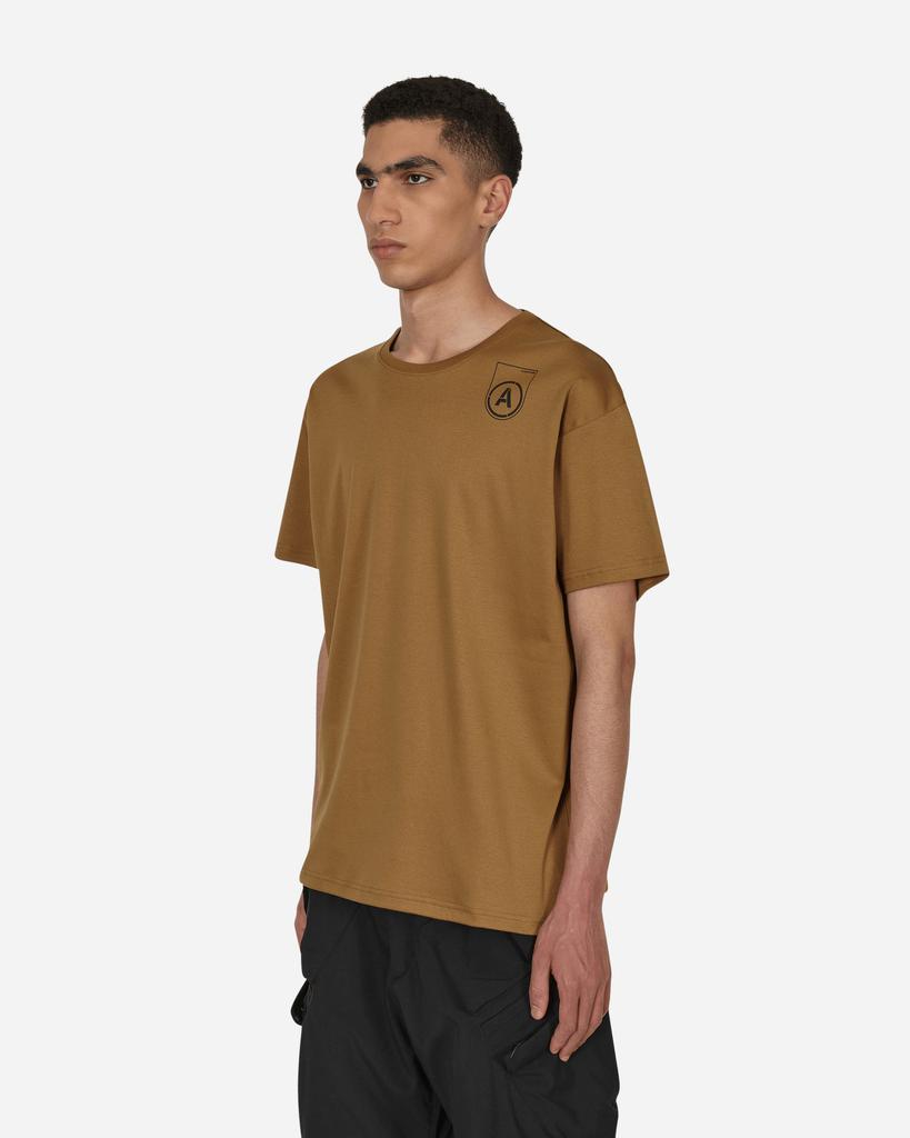 Acronym Printed T-Shirt Brown