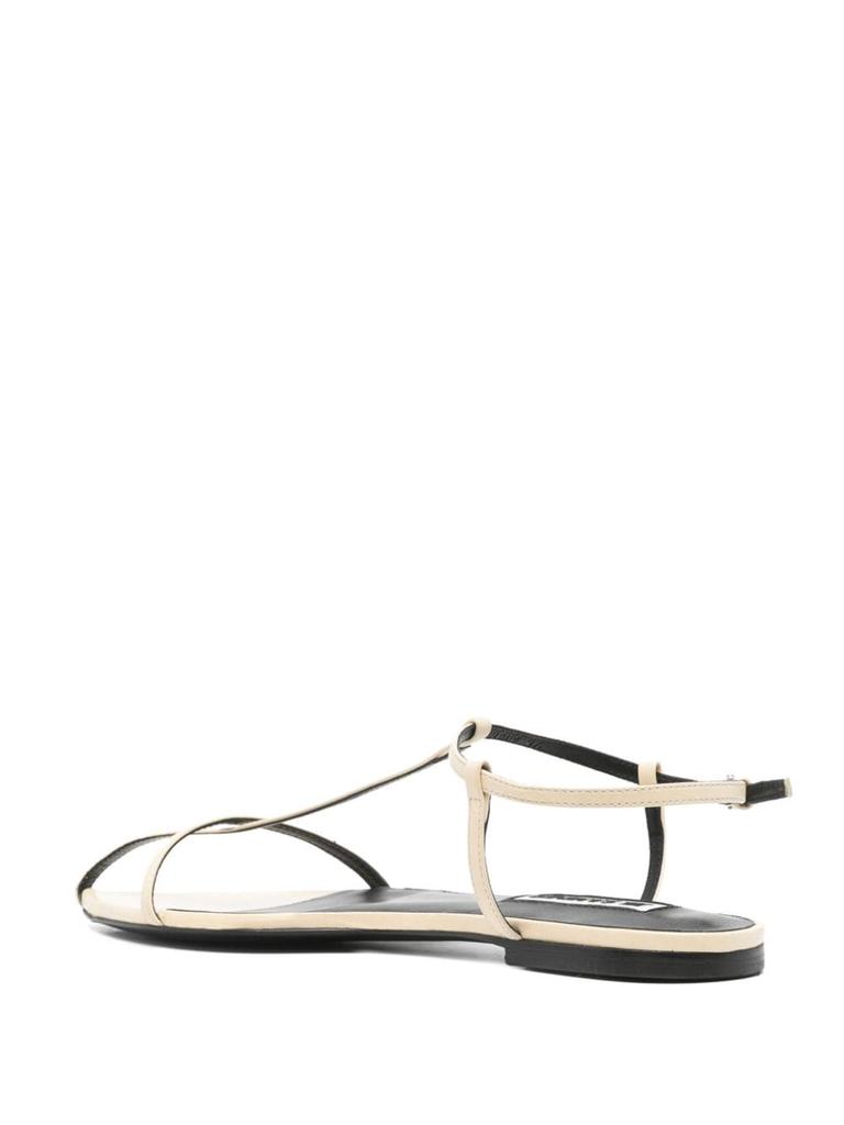 Jil Sander FLAT LEATHER SANDALS