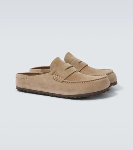 Birkenstock Naples suede mules 5
