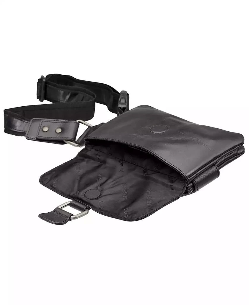 Mancini Leather Goods Men's Slim Waist Bag 2
