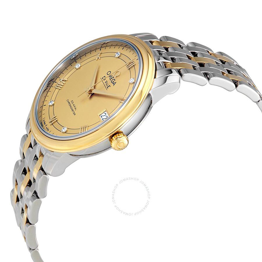 Omega De Ville Prestige Champagne Dial Men's Watch 424.20.37.20.58.002