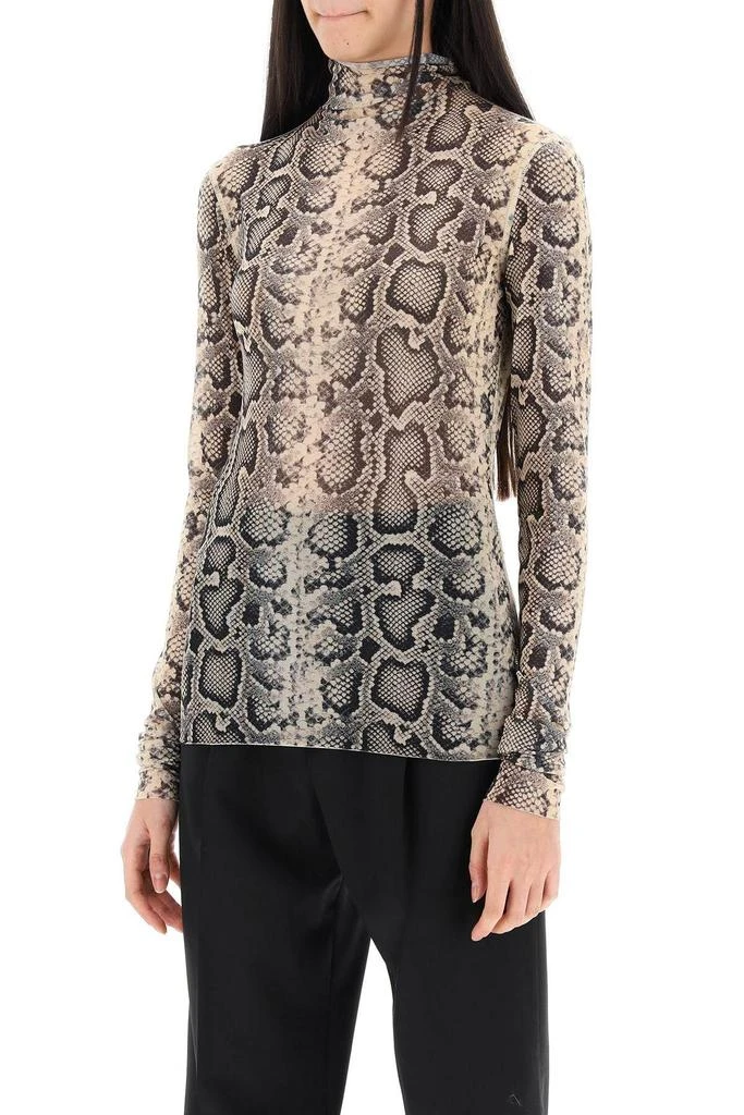 SPORTMAX Proteo mesh top with python print 5