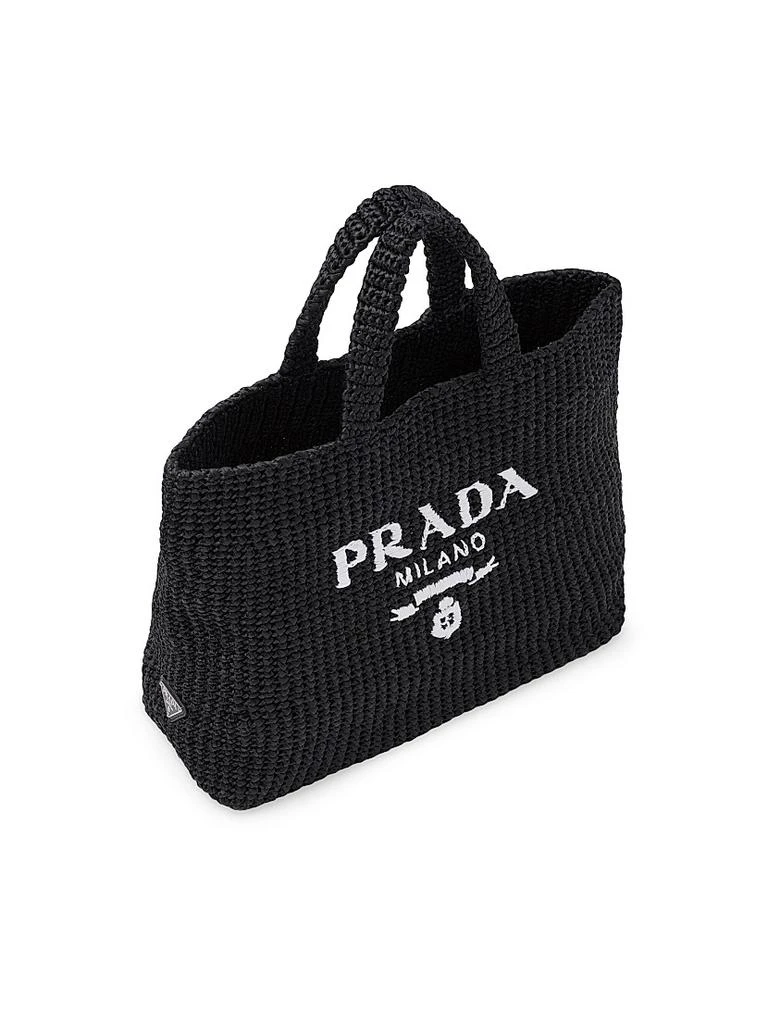 Prada Raffia Tote Bag 3