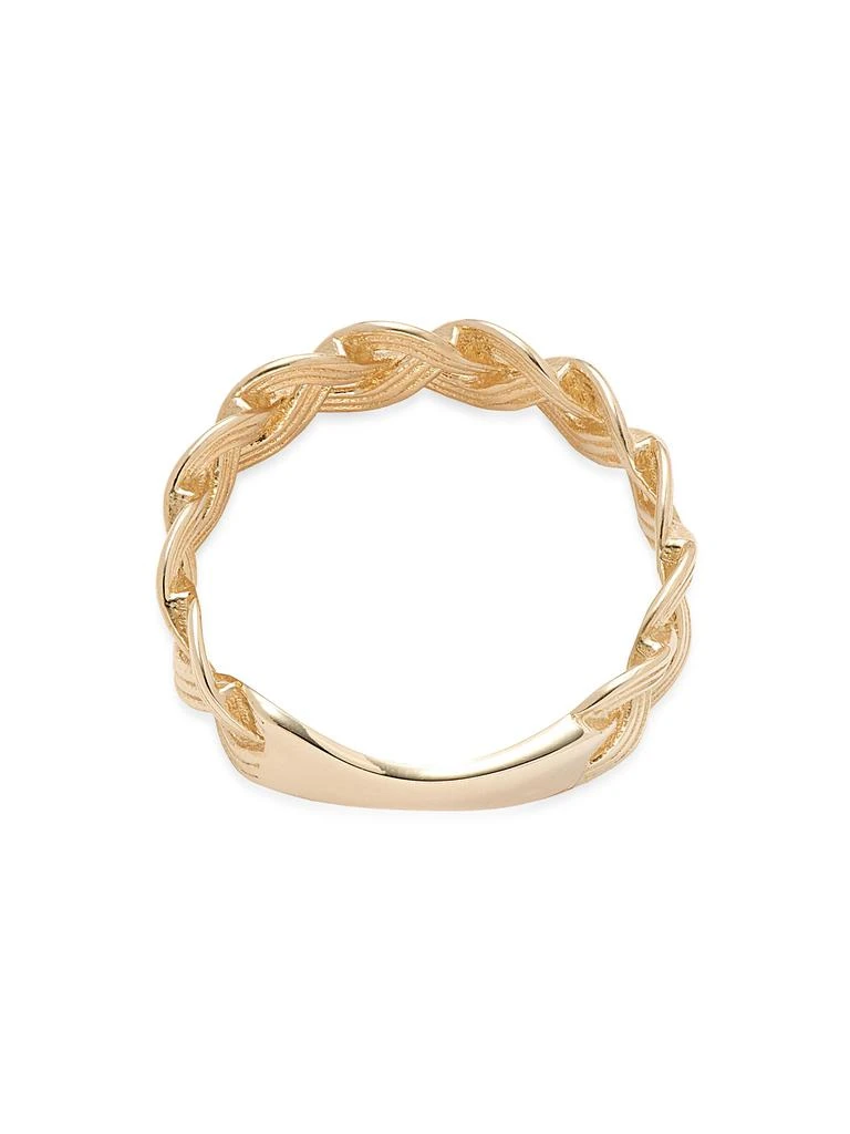 Saks Fifth Avenue 14K Yellow Gold Braided Ring 3