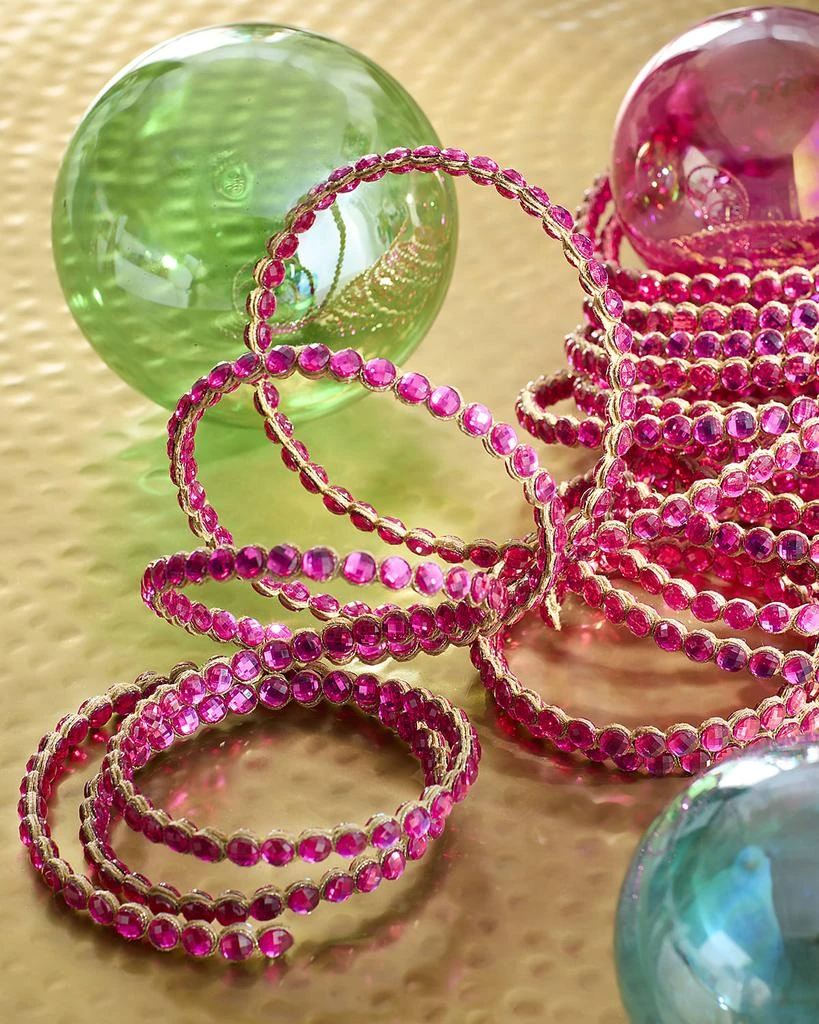 D. Stevens Fuschia Crown Jewel Double-Sided Ribbon, 0.5"W x 10 Yards 1