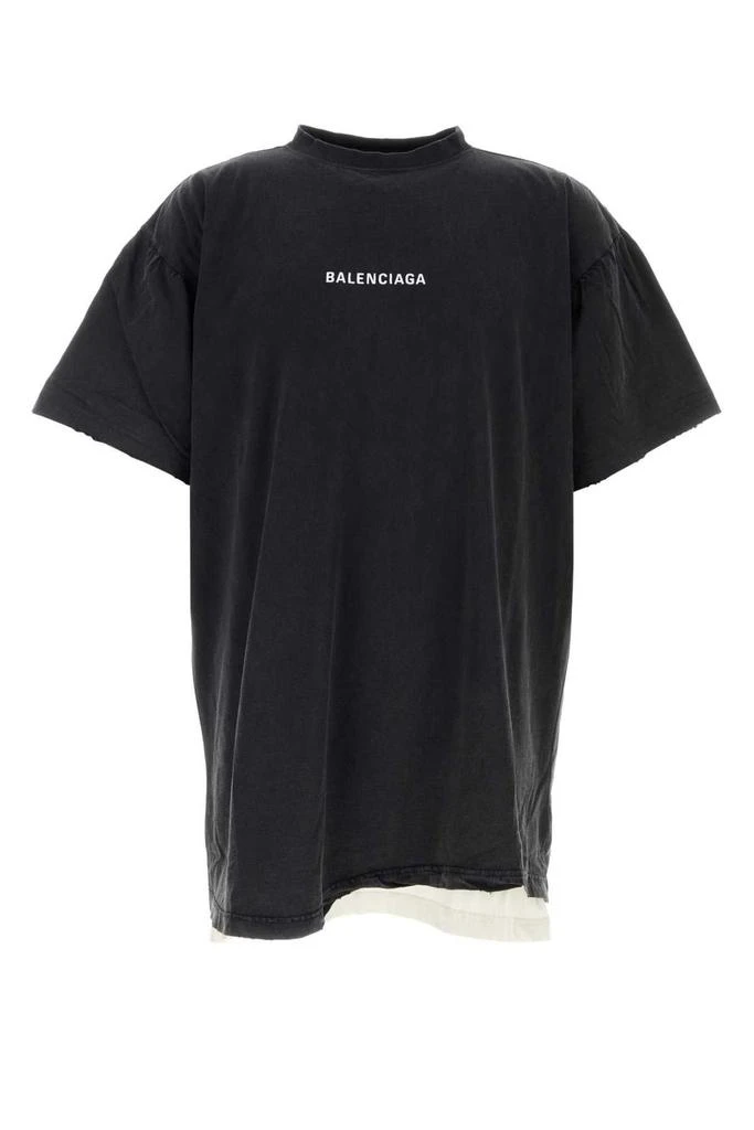Balenciaga Balenciaga Back Double Faded T-Shirt from Cettire