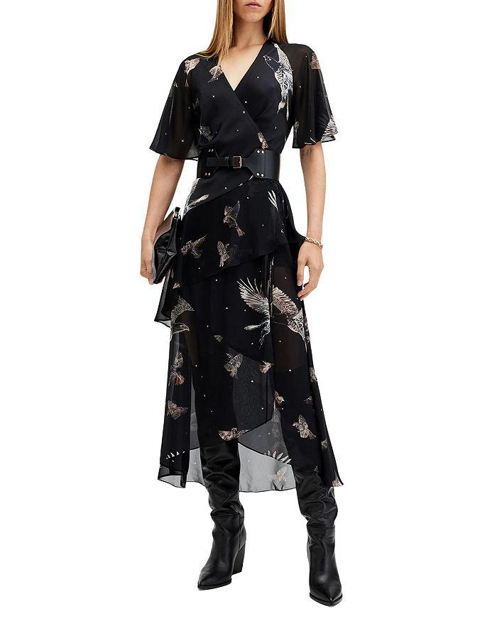 ALL SAINTS Alana Wrap Dress 3